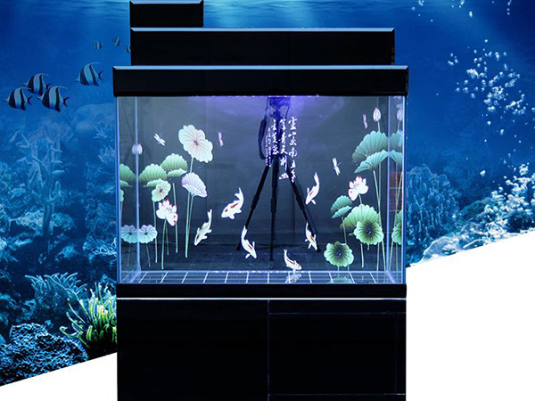 大理石包边鱼缸