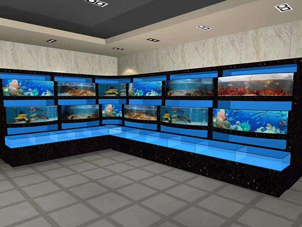 大理石包边鱼缸